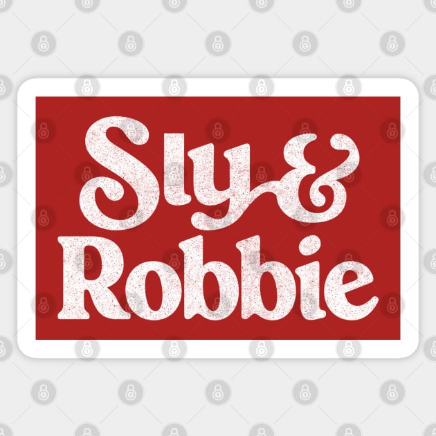 Sly & Robbie /// Reggae Lover Gift Sticker by DankFutura
